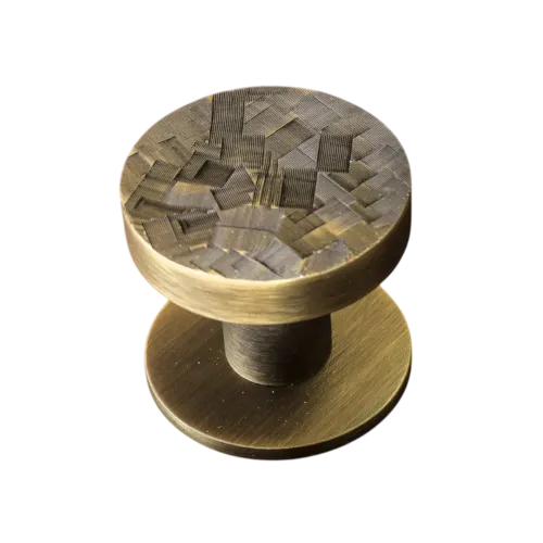 Bouton de tirage rond VIRTUOSE 70x70mm