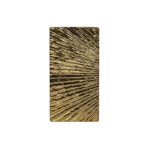 Plaque de tirage rectangle HOLLYWOOD 150x75mm