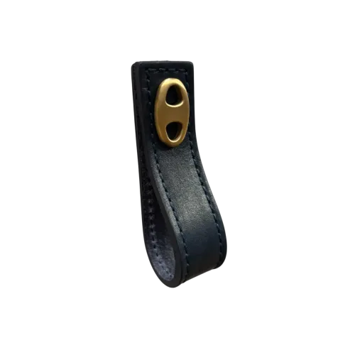 Tirette Cuir Marina avec couture