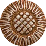 Gold Silver Patinated